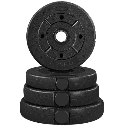 55Lb Adjustable Dumbbell Weight Set for Home Gym,Black