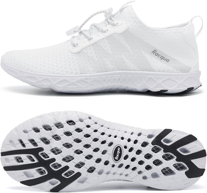 Racqua Women Men Breathable Mesh Water Shoes
